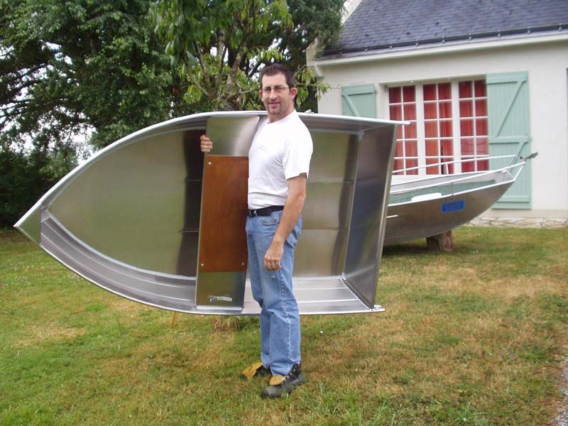 Barque fait main - réalisation unique en aluminium_18