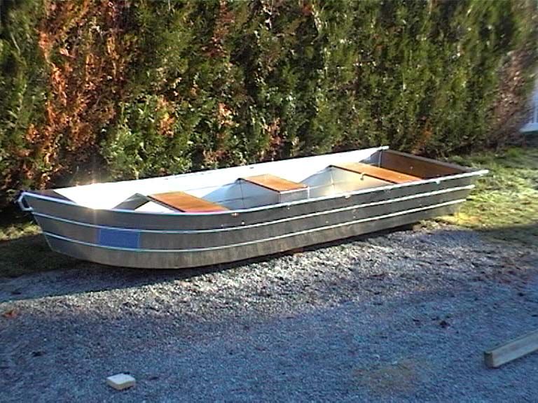 Barque fait main - réalisation unique en aluminium_49
